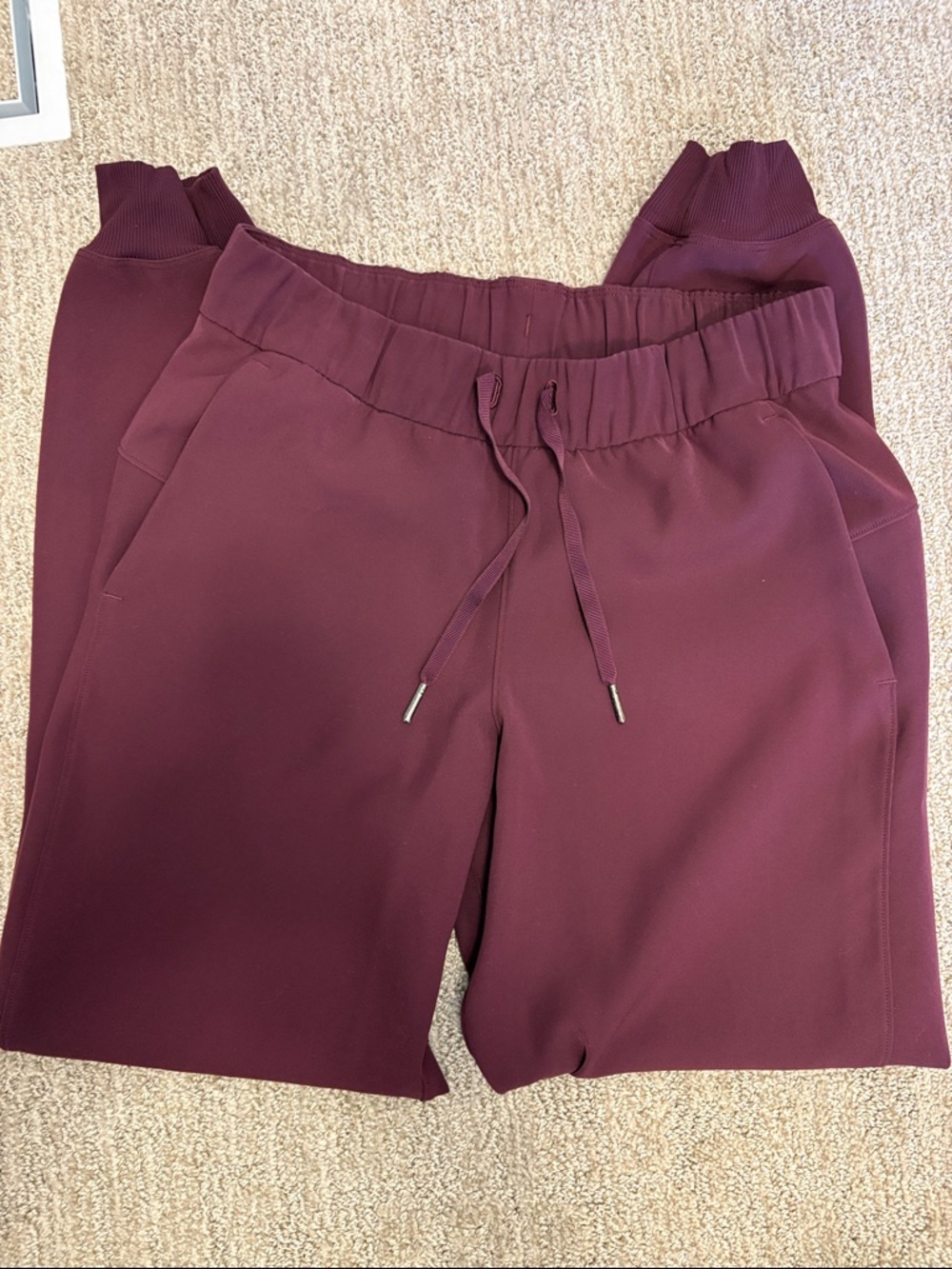 lululemon athletica Women's Maroon Leggings/Joggers